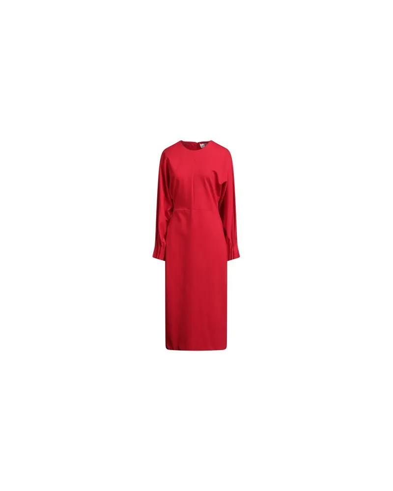 MEIMEIJ KLEIDER - Midi-Kleiderauf YOOX.COM Rot