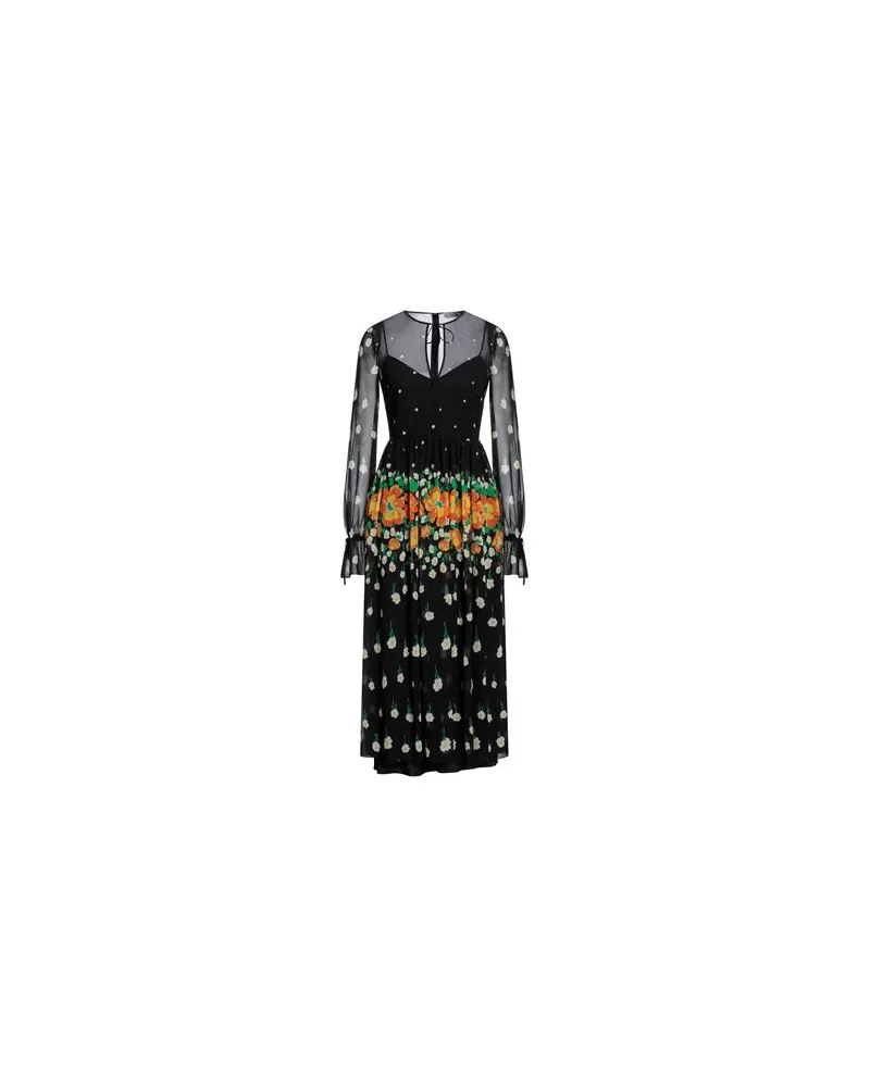 RED Valentino KLEIDER - Midi-Kleiderauf YOOX.COM Schwarz