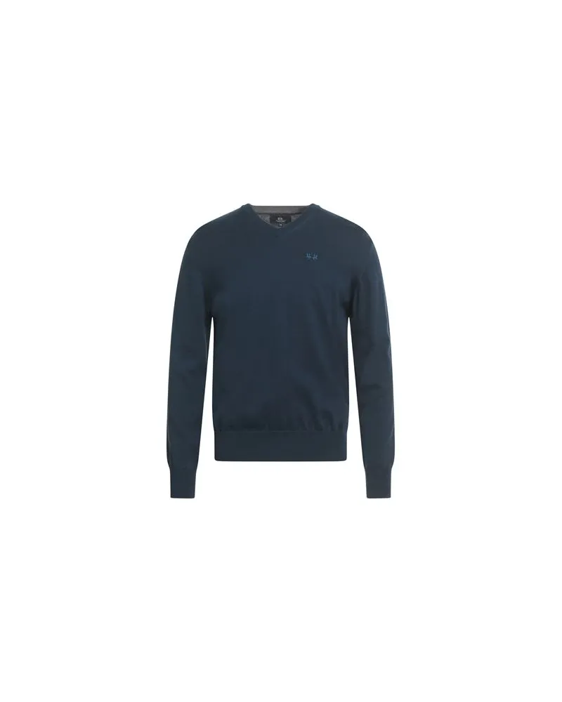 La Martina STRICKWAREN - Pulloverauf YOOX.COM Taubenblau
