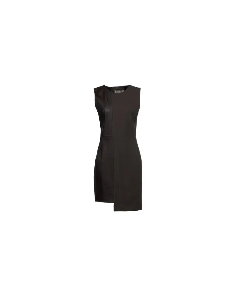 Simona Corsellini KLEIDER - Mini-Kleiderauf YOOX.COM Dunkelbraun