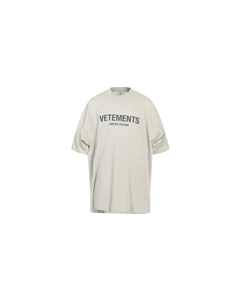 VETEMENTS TOPS - T-shirtsauf YOOX.COM Hellgrau