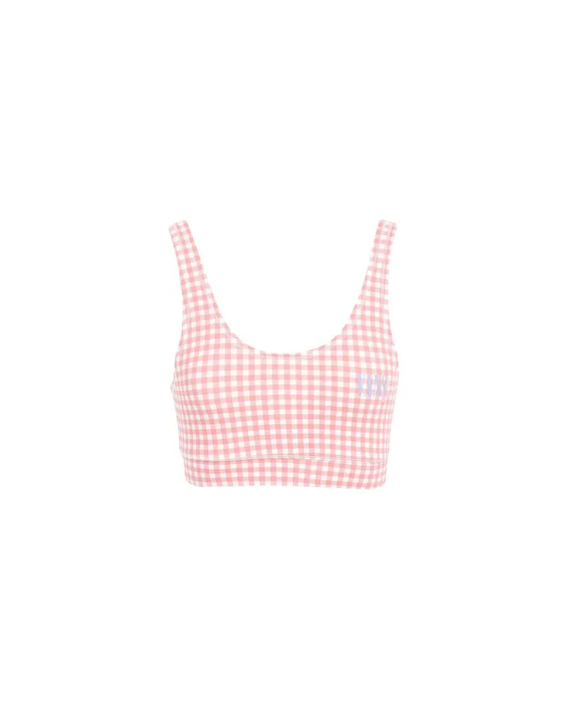 Vans MIXED UP GINGHAM BRALETTE  - TOPS - Topsauf YOOX.COM Rosa
