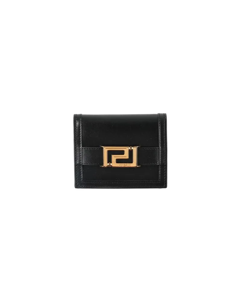 Versace Kleinlederwaren - Brieftaschenauf YOOX.COM Schwarz