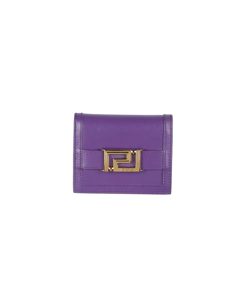 Versace Kleinlederwaren - Brieftaschenauf YOOX.COM Violett