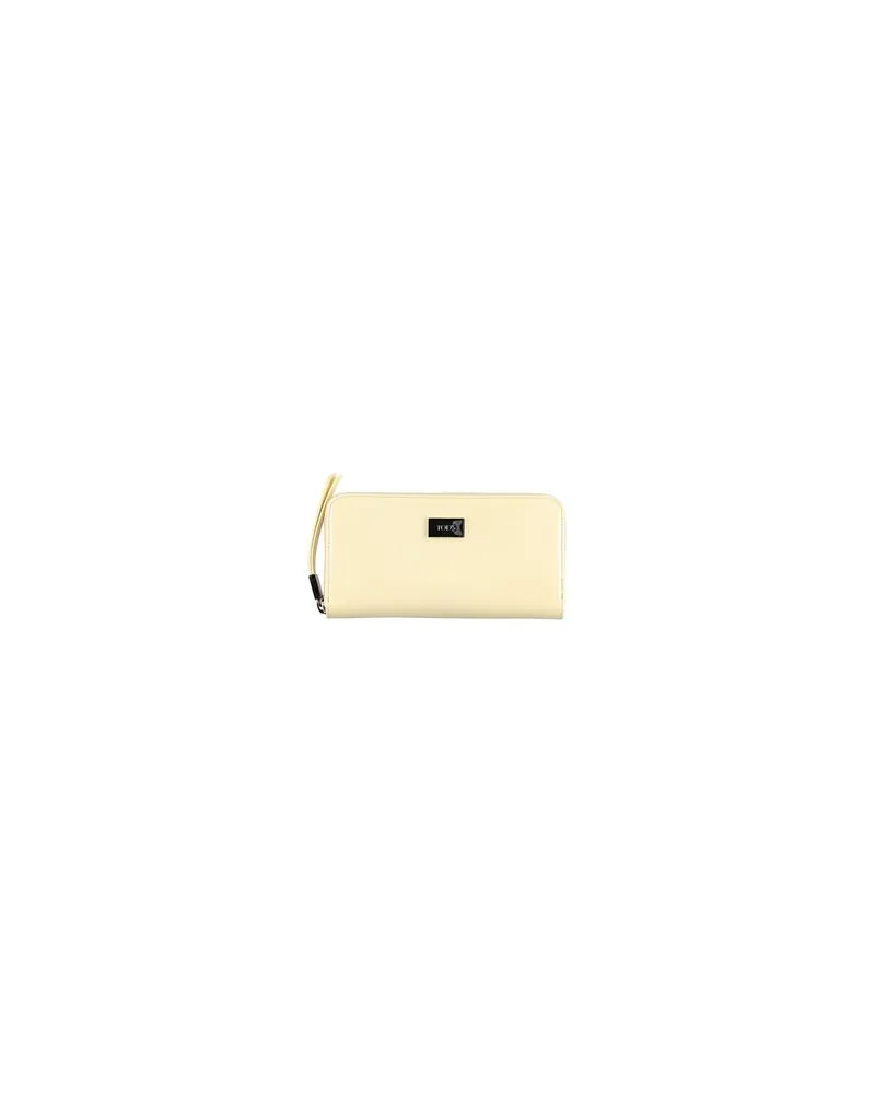 TOD'S Kleinlederwaren - Brieftaschenauf YOOX.COM Pastellgelb