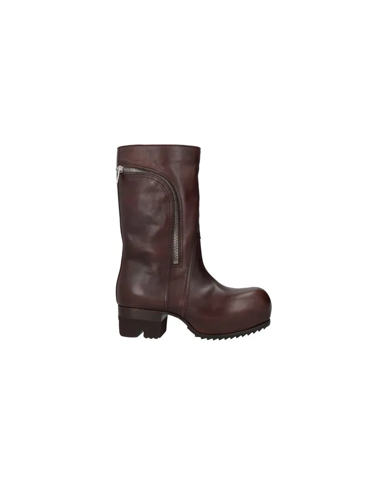 Rick Owens SCHUHE - Stiefelauf YOOX.COM Schokobraun