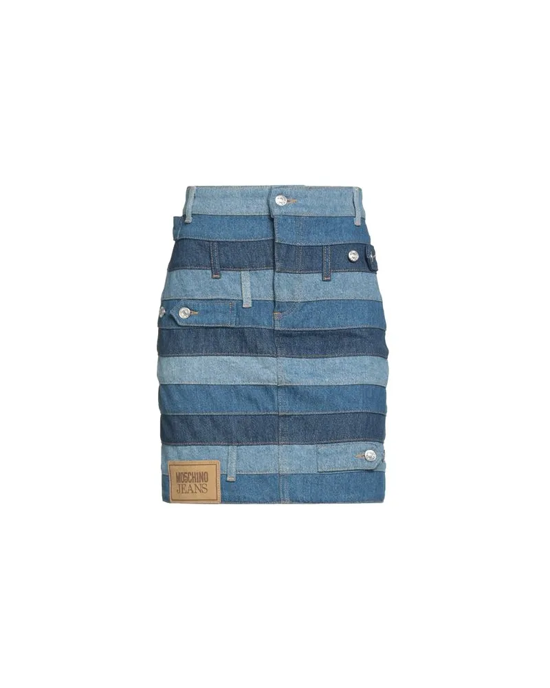 Moschino HOSEN & RÖCKE - Jeansröckeauf YOOX.COM Blau