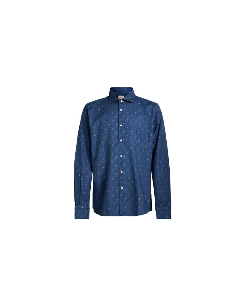 Portofiori TOPS - Jeanshemdenauf YOOX.COM Blau