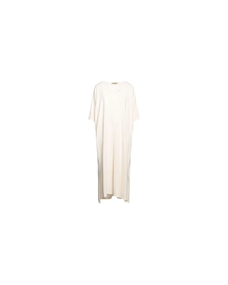 Gentryportofino KLEIDER - Midi-Kleiderauf YOOX.COM Cremeweiß