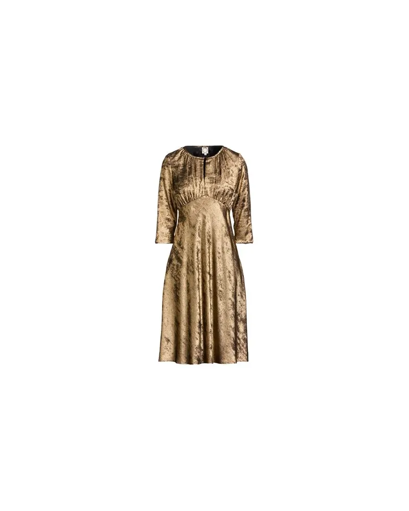 Inès de la Fressange KLEIDER - Midi-Kleiderauf YOOX.COM Gold
