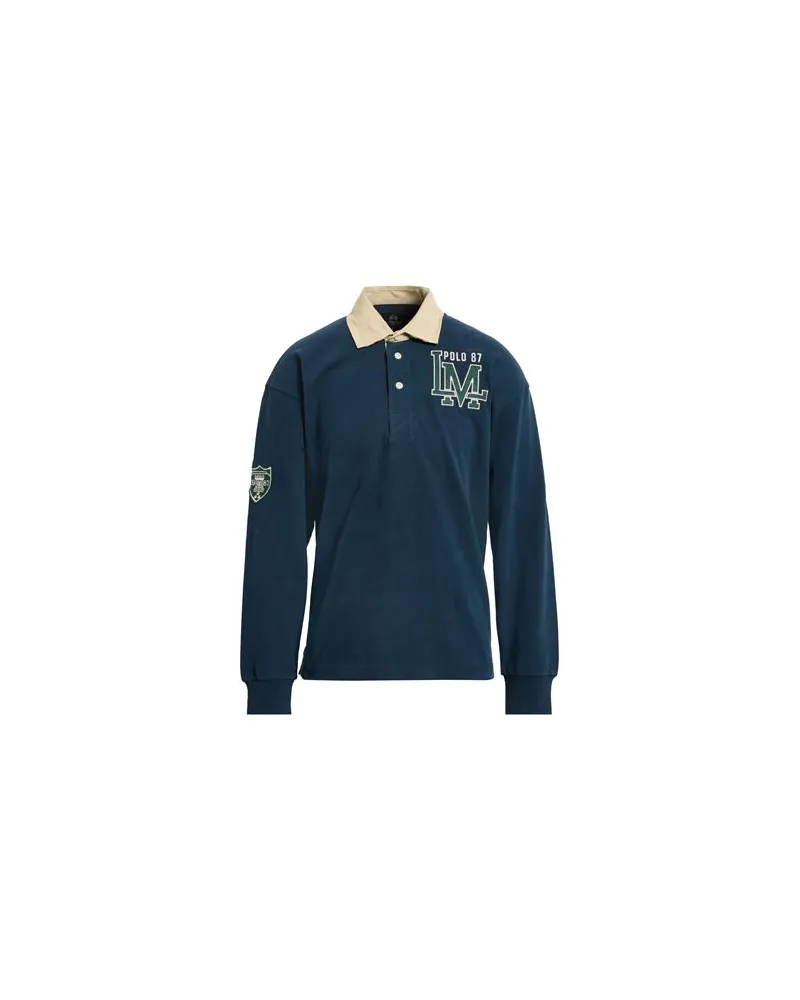 La Martina TOPS - Poloshirtsauf YOOX.COM Taubenblau