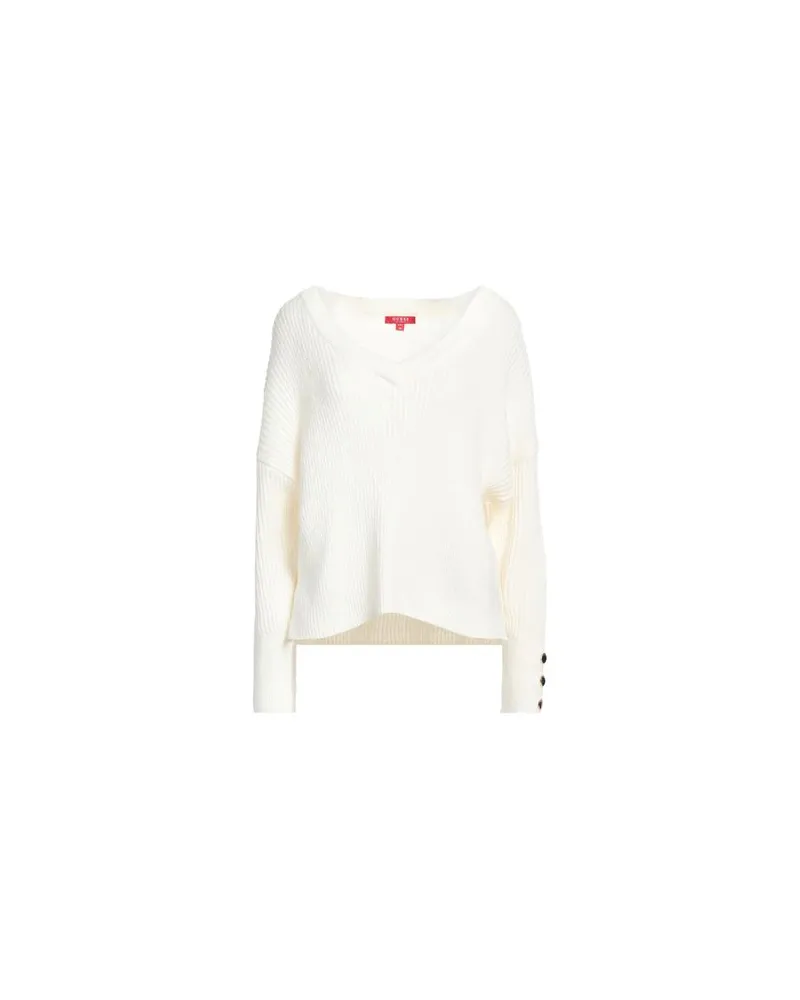 Guess STRICKWAREN - Pulloverauf YOOX.COM Elfenbein