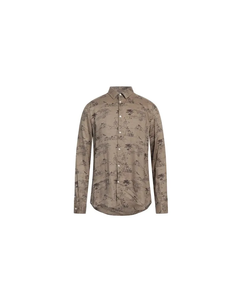 MARCIANO Los Angeles TOPS - Hemdenauf YOOX.COM Khaki