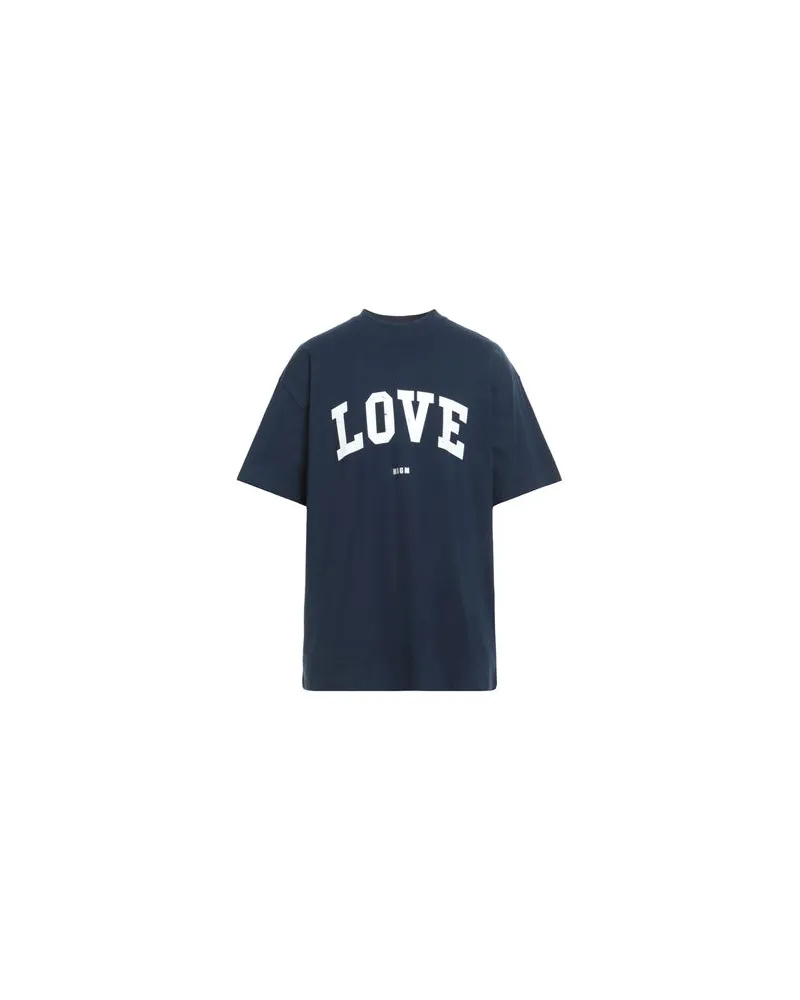 MSGM TOPS - T-shirtsauf YOOX.COM Marineblau
