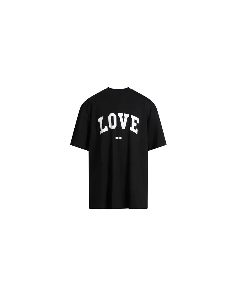 MSGM TOPS - T-shirtsauf YOOX.COM Schwarz