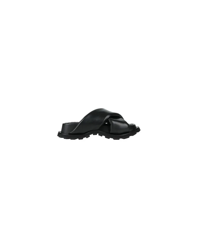 Jil Sander SCHUHE - Sandalenauf YOOX.COM Schwarz