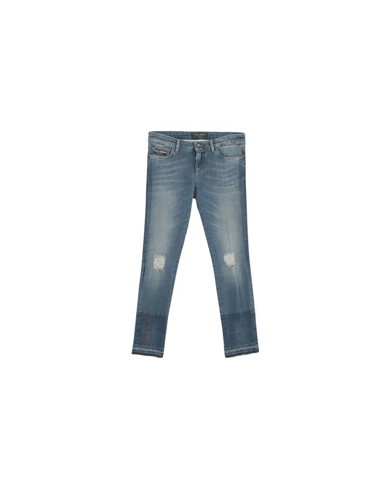 Dolce & Gabbana HOSEN & RÖCKE - Jeanshosenauf YOOX.COM Blau