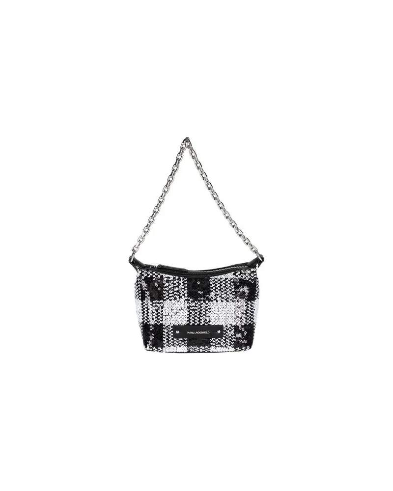 Karl Lagerfeld K/EVENING MINI SHB SEQUIN CHCK - TASCHEN - Handtaschenauf YOOX.COM Schwarz