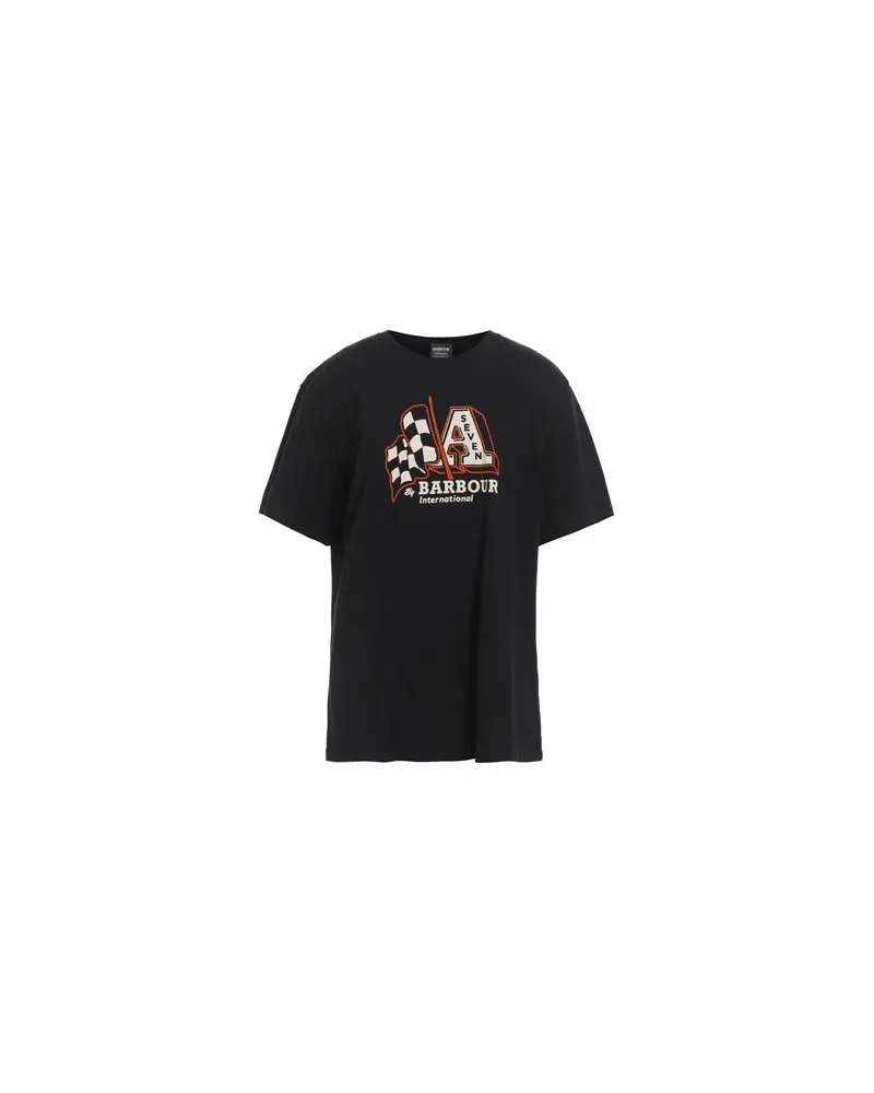 Barbour TOPS - T-shirtsauf YOOX.COM Schwarz