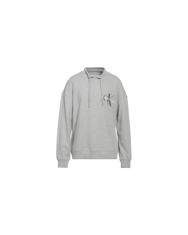 Calvin Klein TOPS - Sweatshirtsauf YOOX.COM Hellgrau