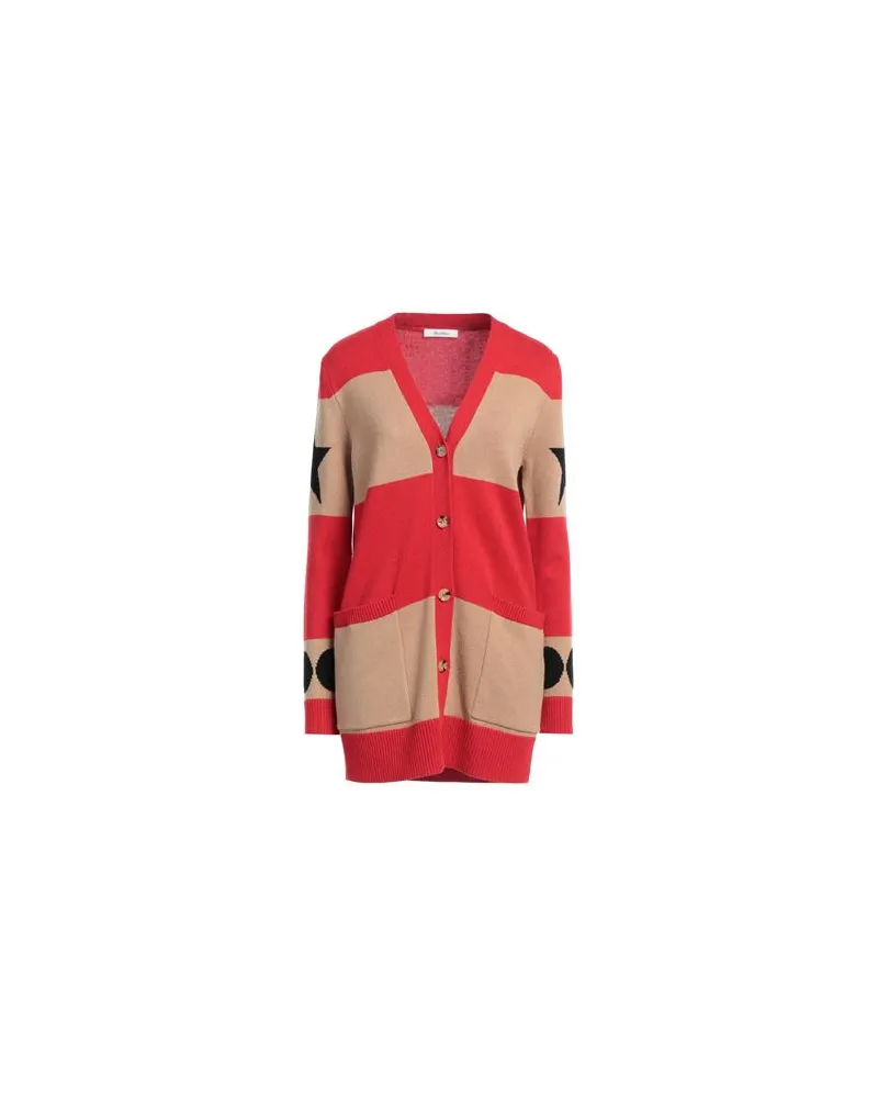 Max Mara STRICKWAREN - Strickjackenauf YOOX.COM Rot