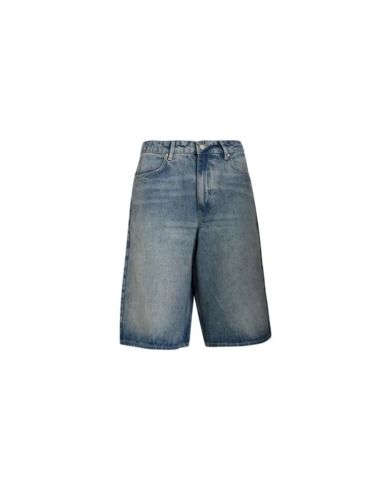 REPRESENT HOSEN & RÖCKE - Jeansshortsauf YOOX.COM Blau