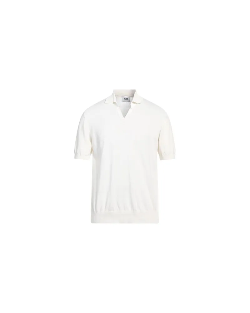 Alpha Studio STRICKWAREN - Pulloverauf YOOX.COM Weiß