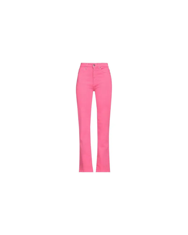 SOLOTRE HOSEN & RÖCKE - Jeanshosenauf YOOX.COM Fuchsia