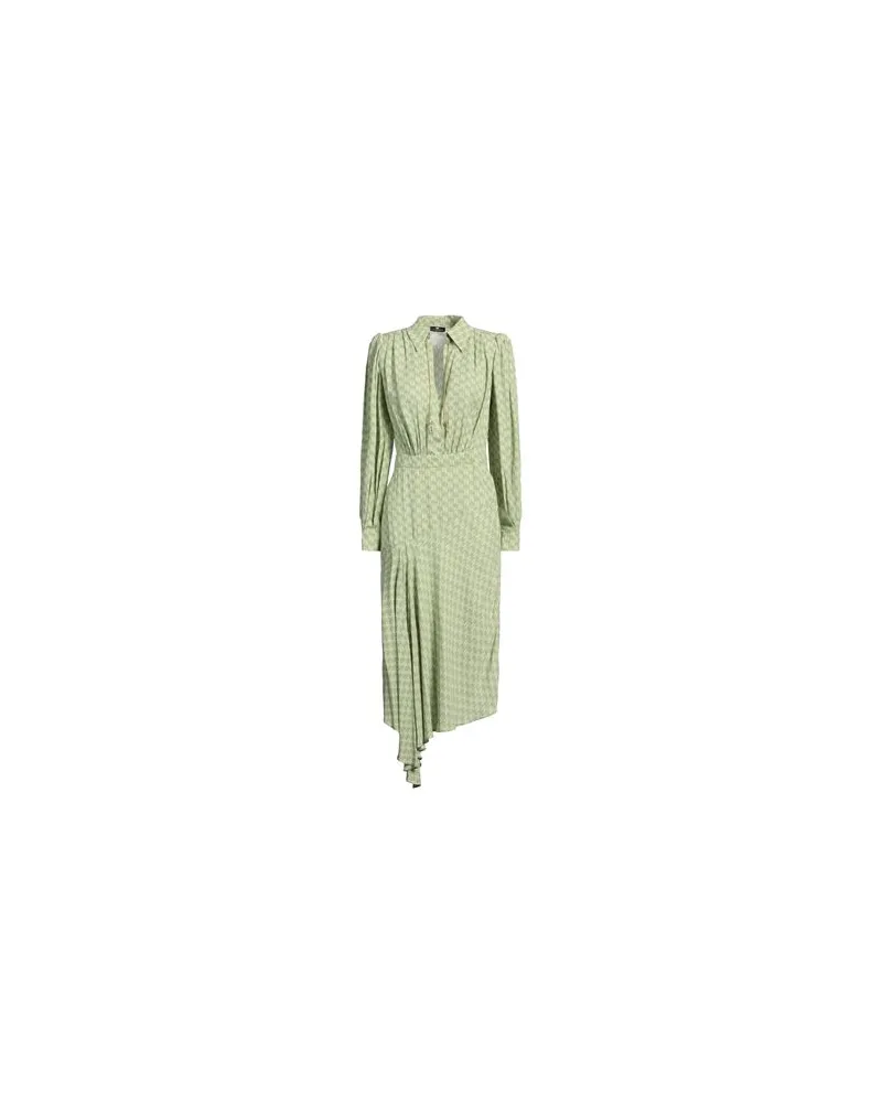 Elisabetta Franchi KLEIDER - Midi-Kleiderauf YOOX.COM Säuregrün