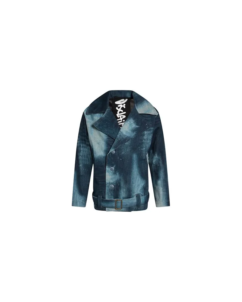 DISCLAIMER JACKEN & MÄNTEL - Jeansjacken/Mäntelauf YOOX.COM Blau
