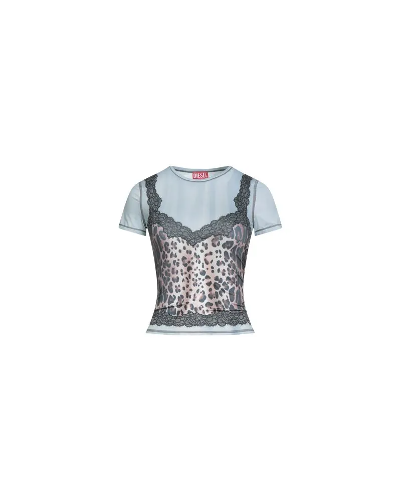 Diesel TOPS - T-shirtsauf YOOX.COM Himmelblau