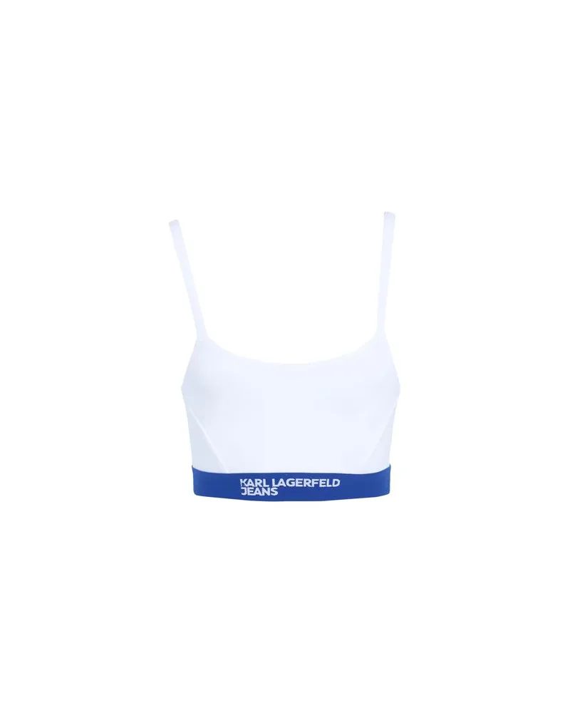 Karl Lagerfeld KLJ JERSEY BUSTIER TOP  - TOPS - Topsauf YOOX.COM Weiß
