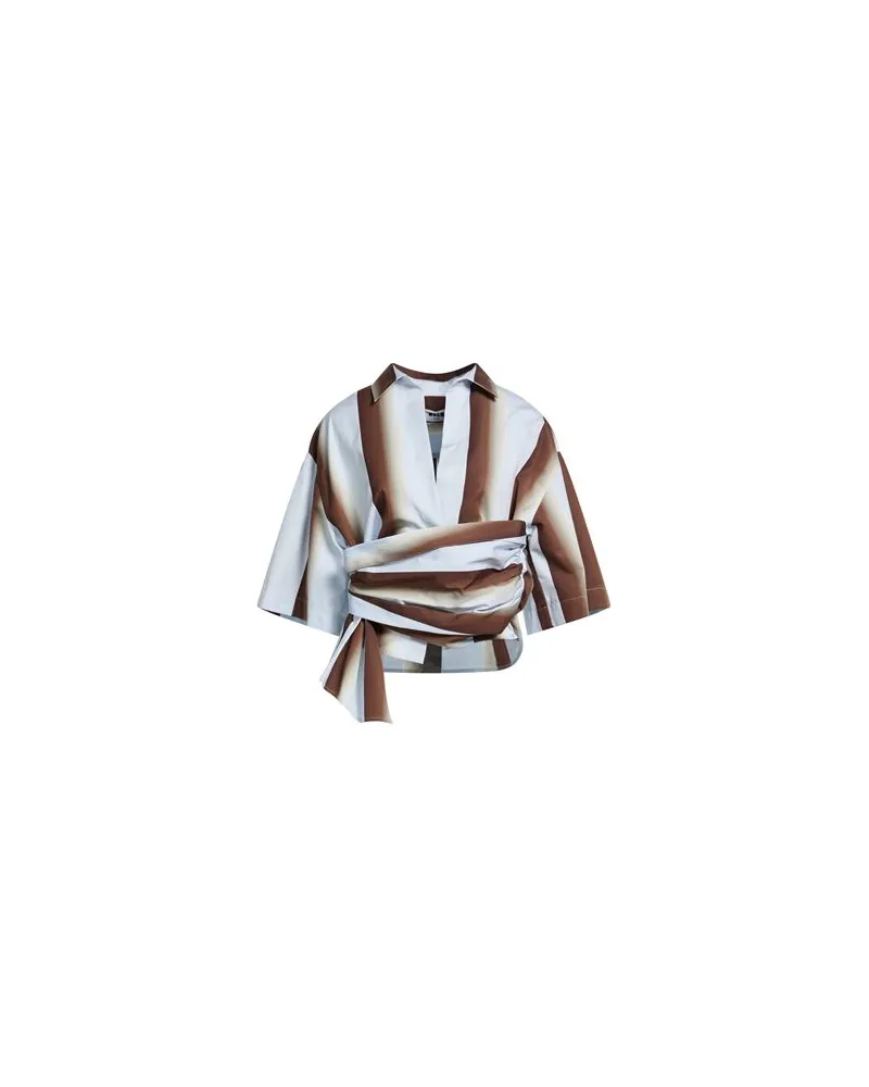 MSGM TOPS - Hemdenauf YOOX.COM Himmelblau