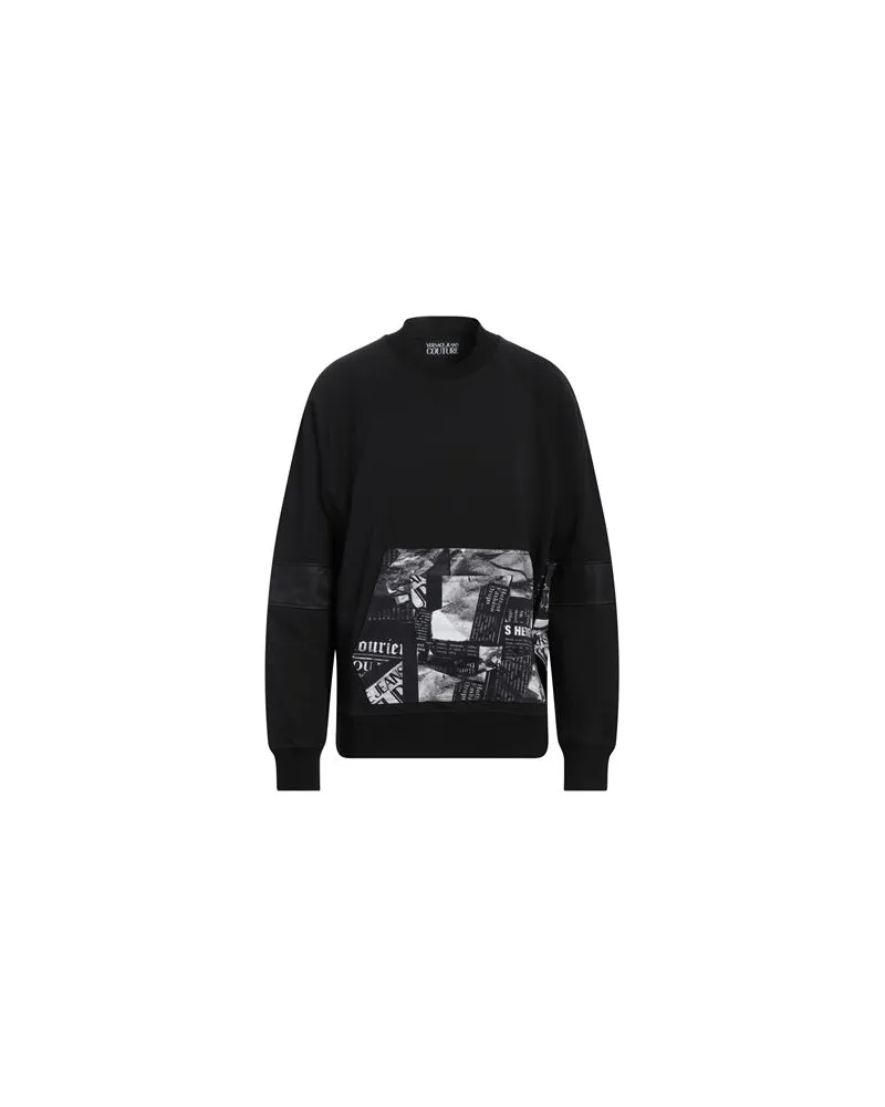 Versace Jeans TOPS - Sweatshirtsauf YOOX.COM Schwarz