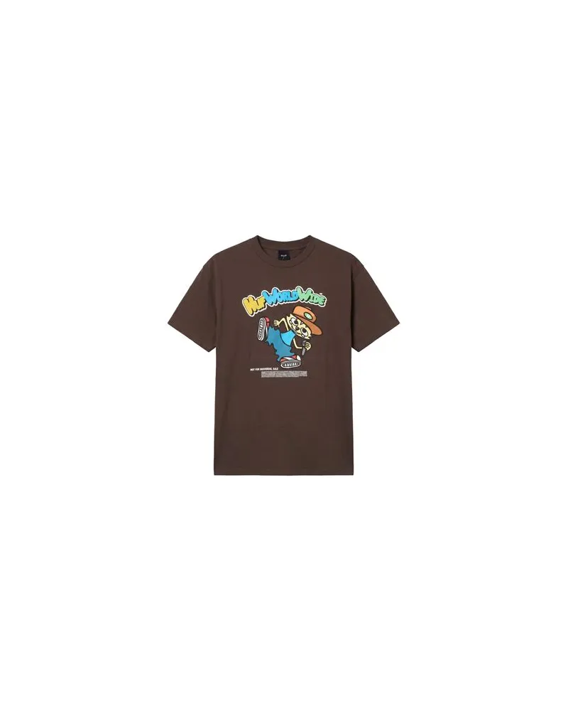 HUF TOPS - T-shirtsauf YOOX.COM Braun