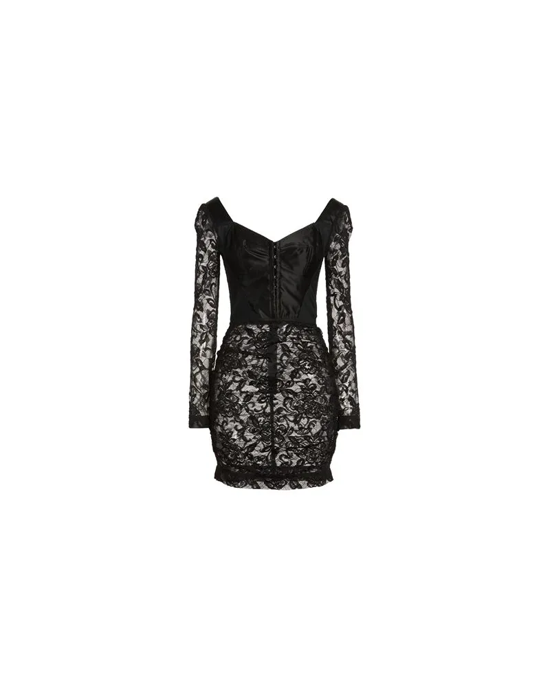 Dolce & Gabbana KLEIDER - Mini-Kleiderauf YOOX.COM Schwarz