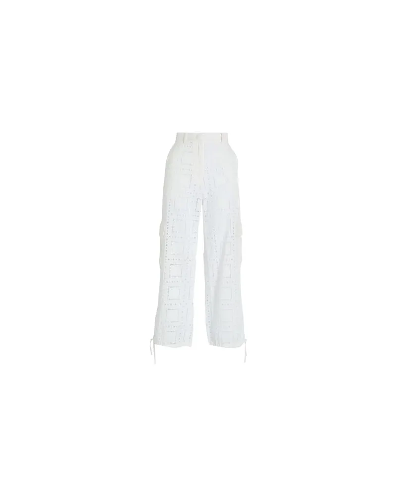 MSGM HOSEN & RÖCKE - Hosenauf YOOX.COM Weiß