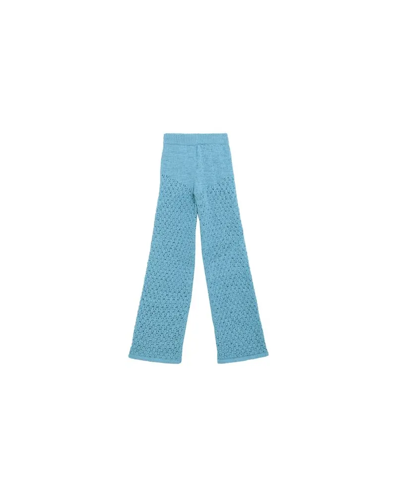 ROTATE Birger Christensen HOSEN & RÖCKE - Hosenauf YOOX.COM Azurblau