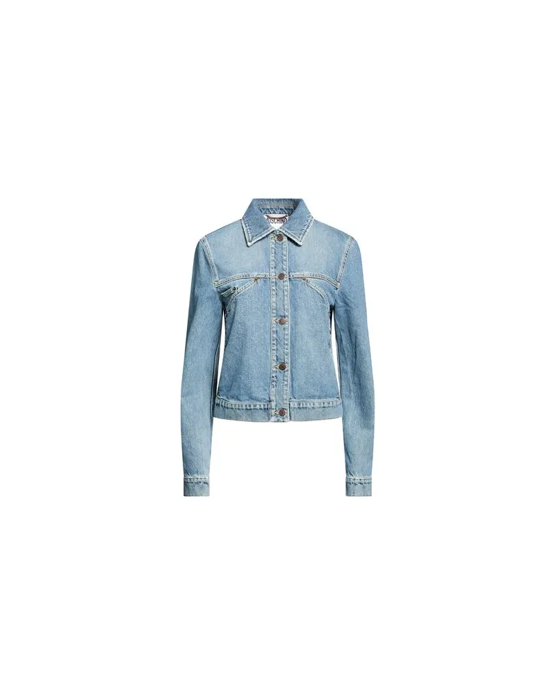 Moschino JACKEN & MÄNTEL - Jeansjacken/Mäntelauf YOOX.COM Blau