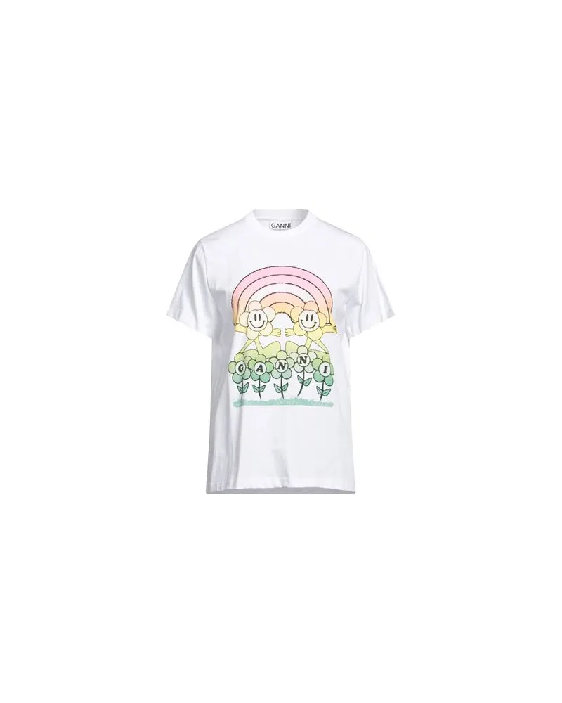 Ganni TOPS - T-shirtsauf YOOX.COM Weiß