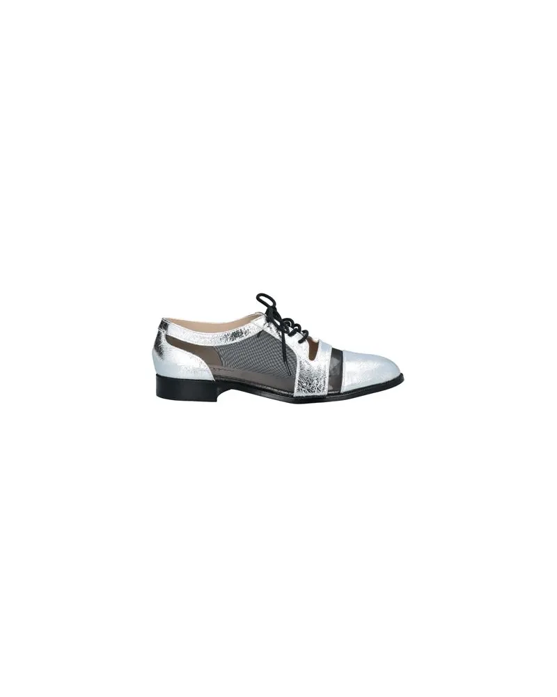 My Twin Twinset SCHUHE - Schnürschuheauf YOOX.COM Silber