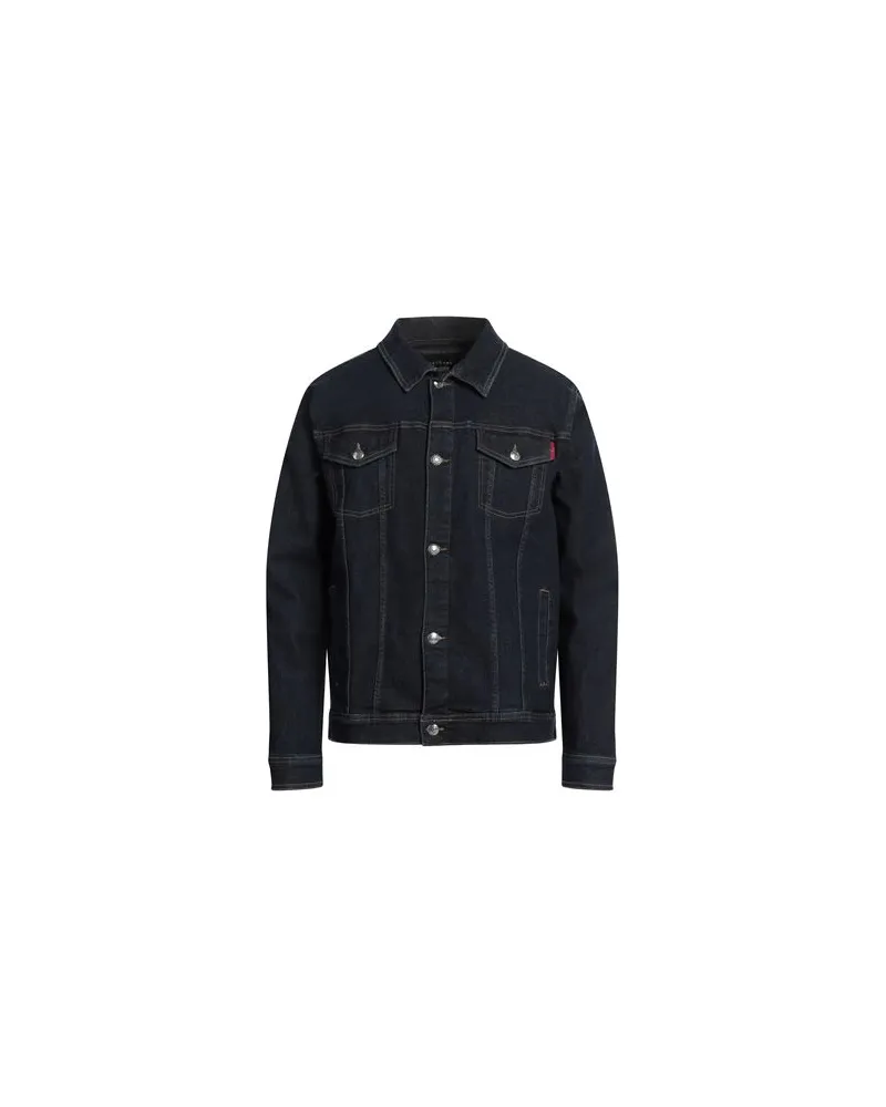 John Richmond JACKEN & MÄNTEL - Jeansjacken/Mäntelauf YOOX.COM Blau