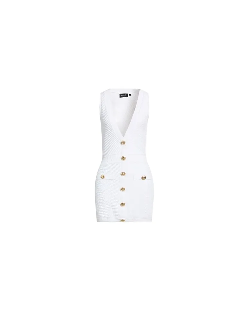 Retrofête KLEIDER - Mini-Kleiderauf YOOX.COM Weiß