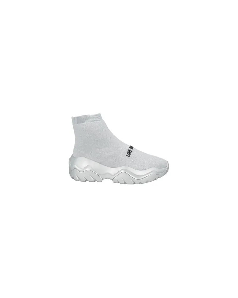Moschino SCHUHE - Sneakersauf YOOX.COM Silber