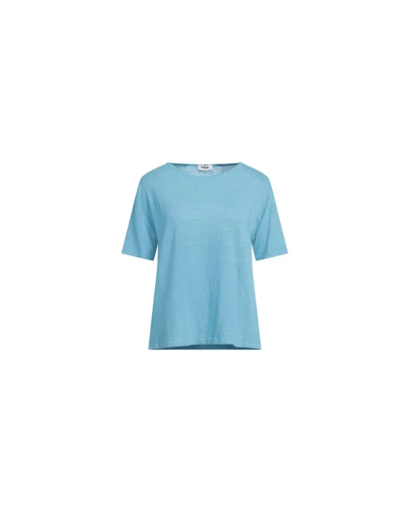 BASE Milano TOPS - T-shirtsauf YOOX.COM Himmelblau