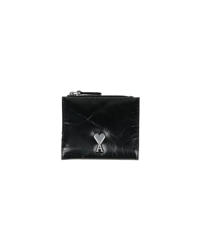 AMI Paris Kleinlederwaren - Brieftaschenauf YOOX.COM Schwarz
