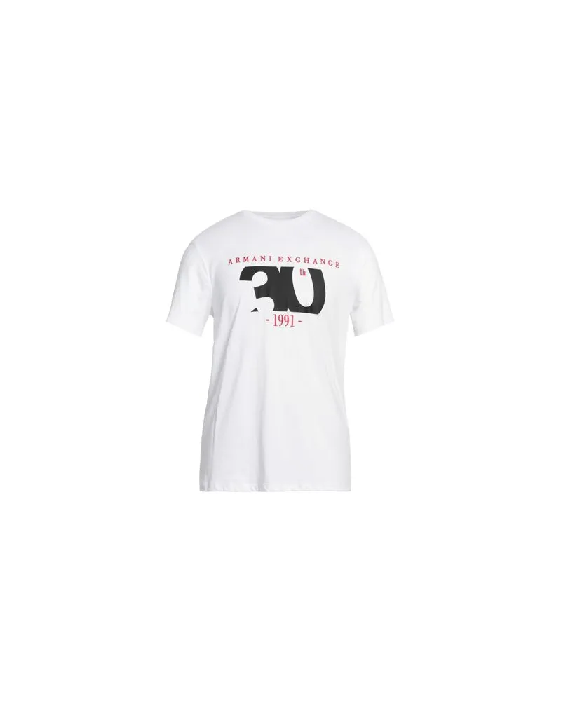 Armani Exchange TOPS - T-shirtsauf YOOX.COM Weiß