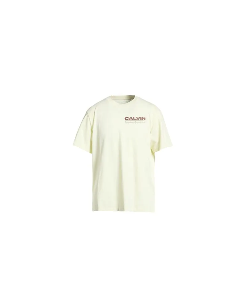 Calvin Klein TOPS - T-shirtsauf YOOX.COM Pastellgelb