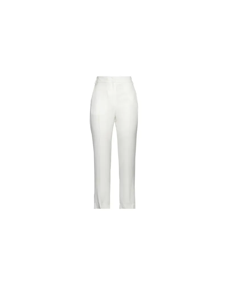 BCBGMAXAZRIA HOSEN & RÖCKE - Hosenauf YOOX.COM Weiß
