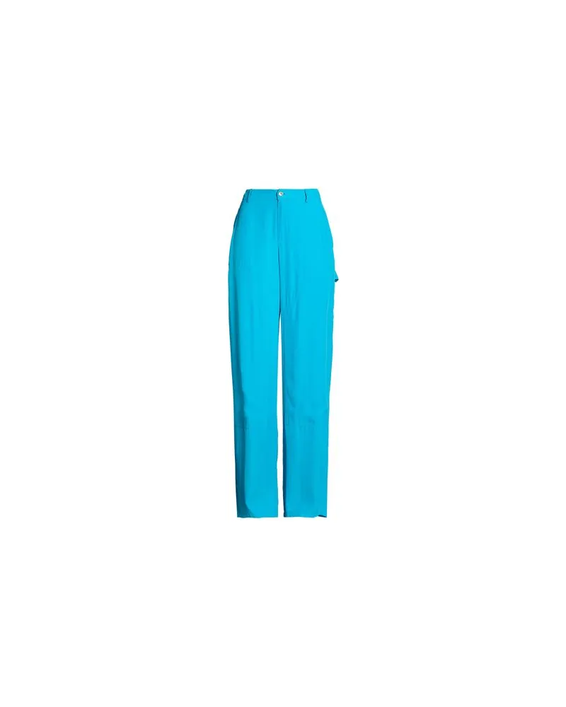 Moschino HOSEN & RÖCKE - Hosenauf YOOX.COM Azurblau